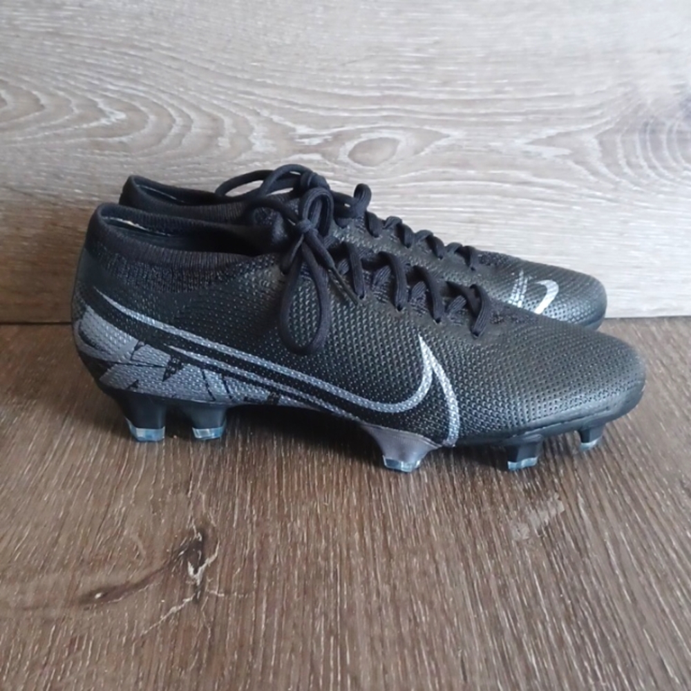 NEW Nike Mercurial Vapor 13 Pro FG 'Black Matte Silver Men Size 6.5